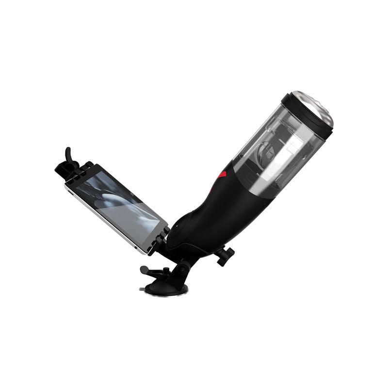Pdx elite mega-bator - male masturbator - Product side view, focus on flexibility  | Flirtybay.com.au